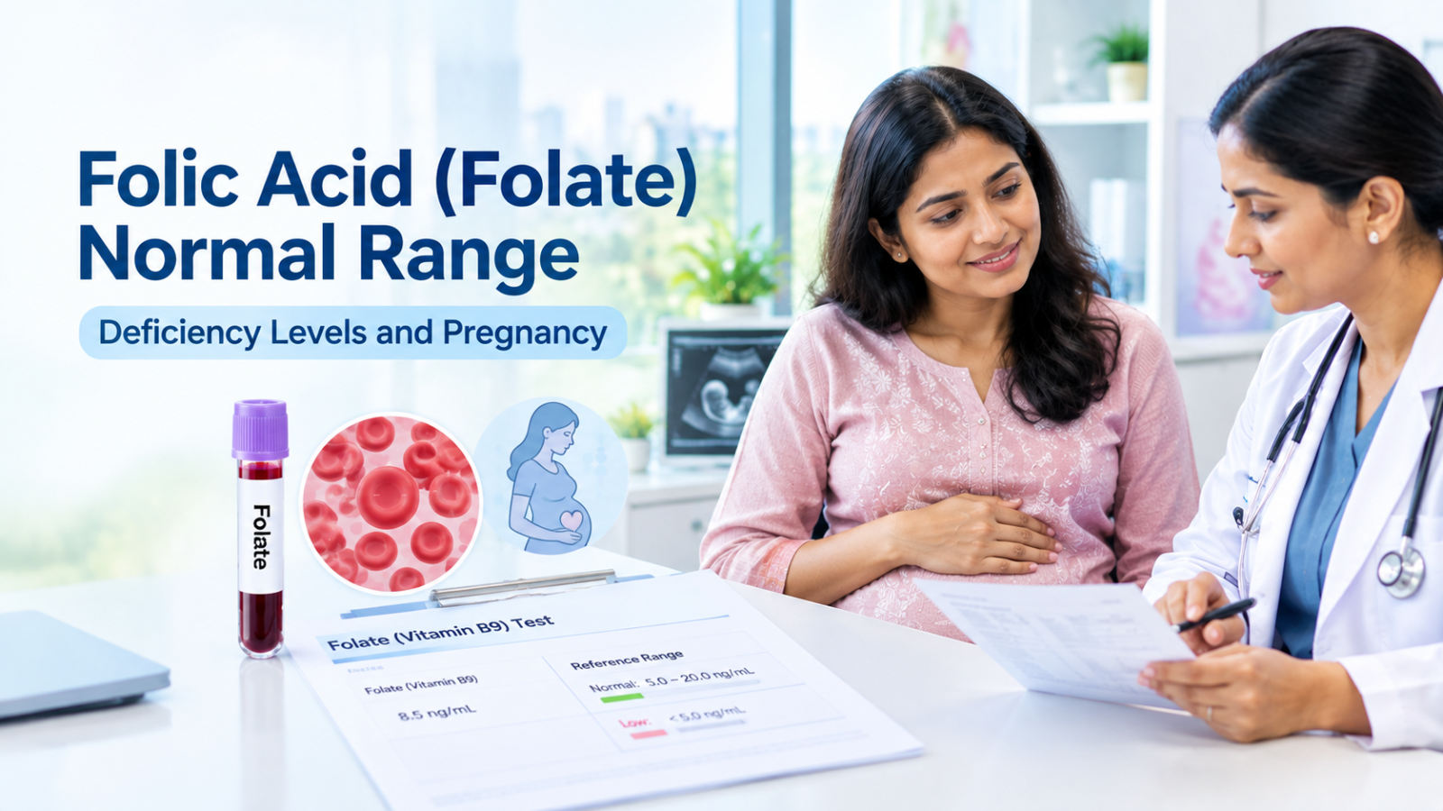Folate Normal Range (Folic Acid) - Deficiency Levels and Pregnancy