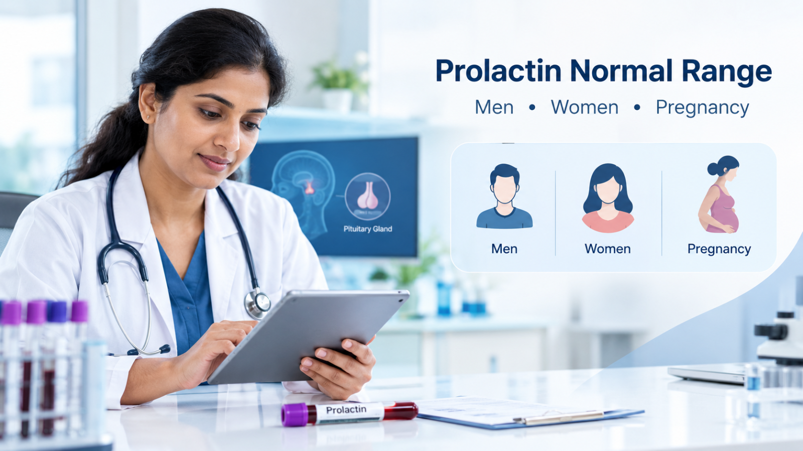 prolactin normal range