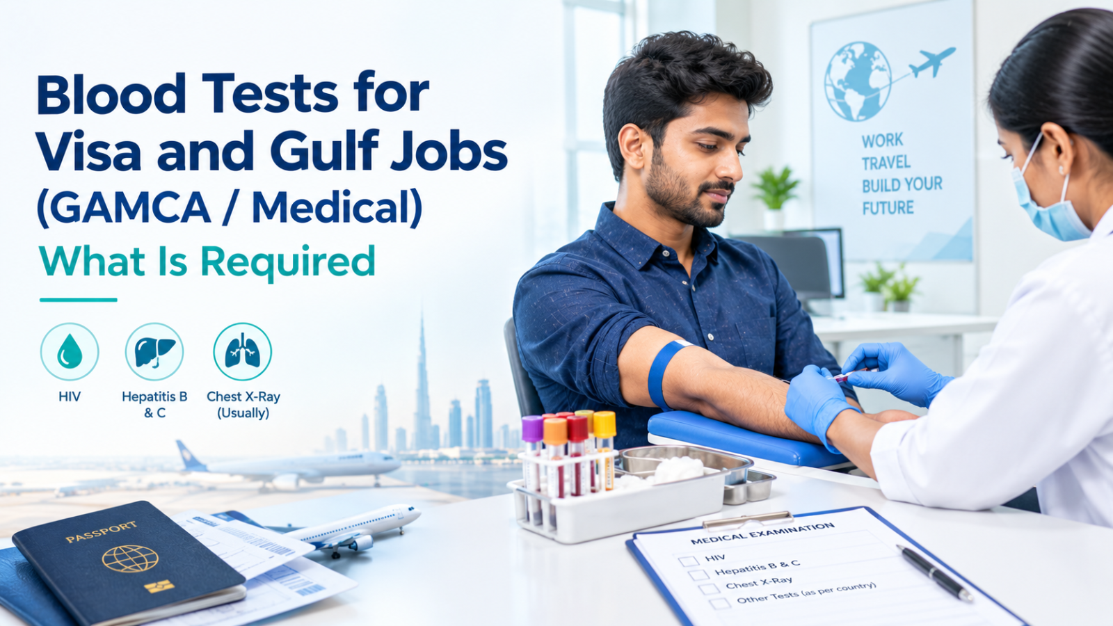 Blood Tests for Visa and Gulf Jobs