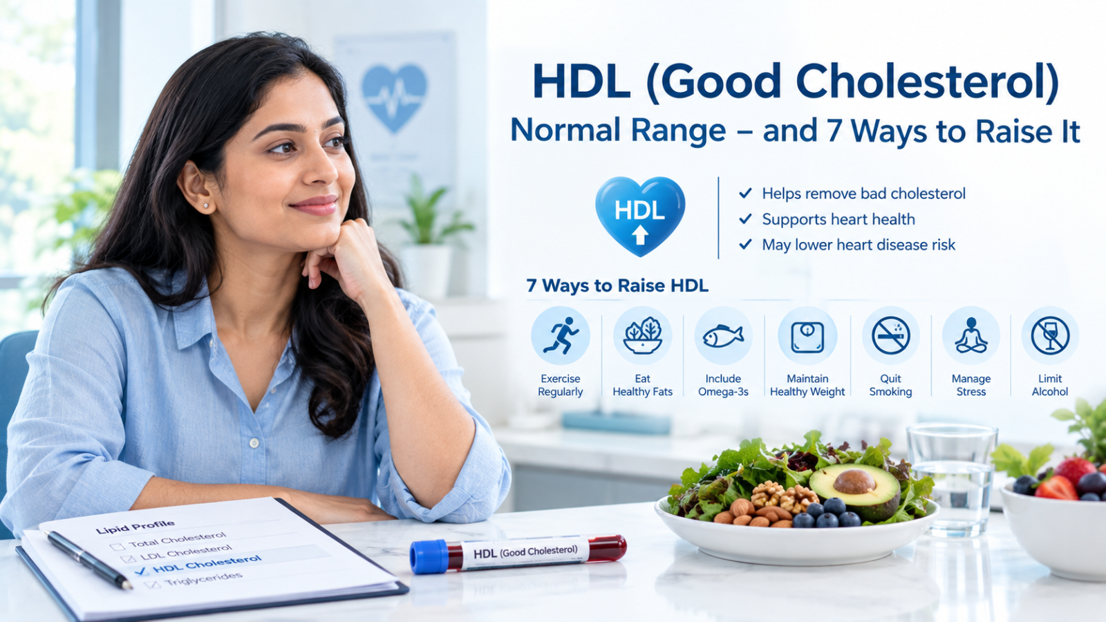 HDL normal range