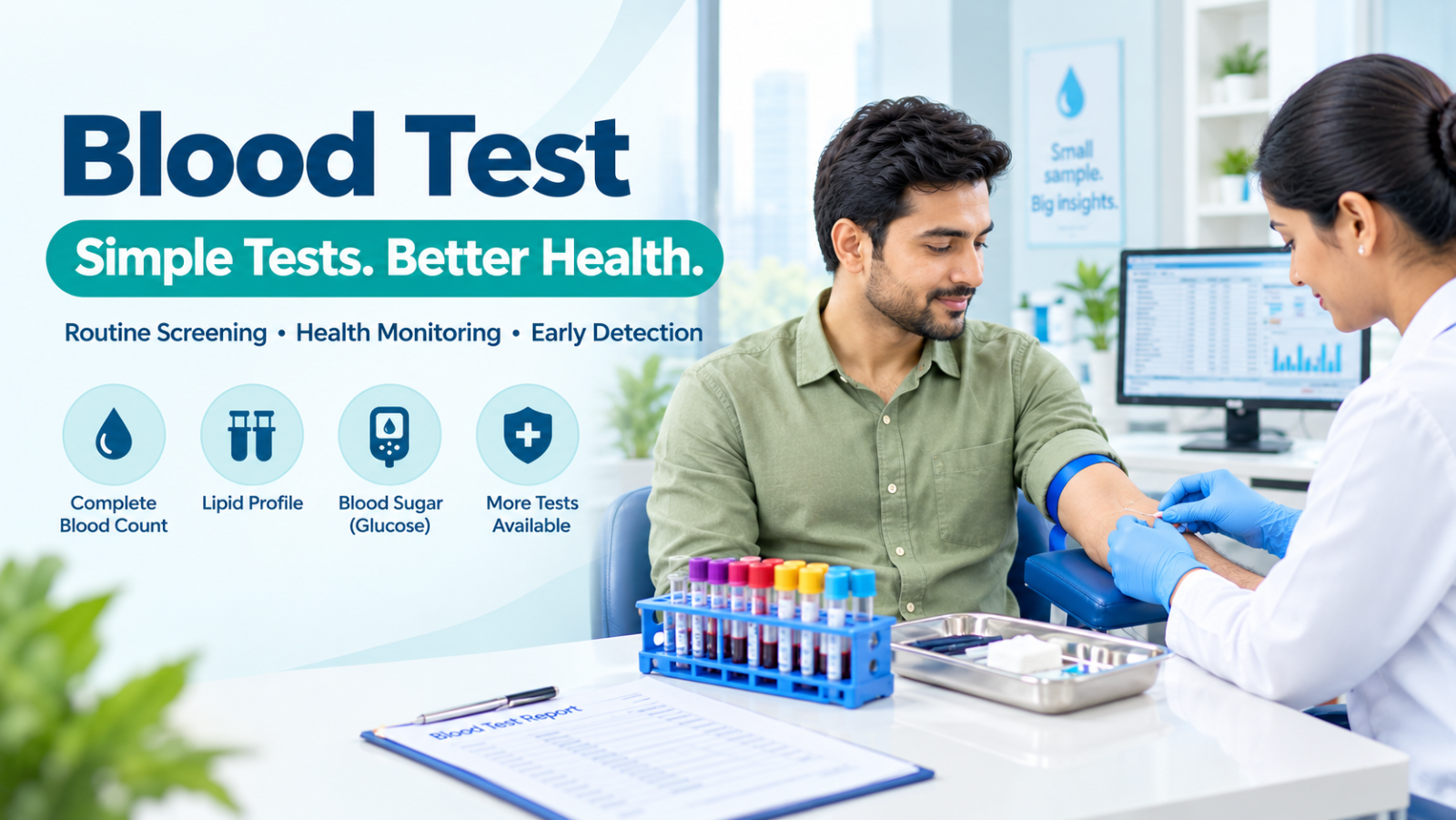 blood test in Hosa Road
