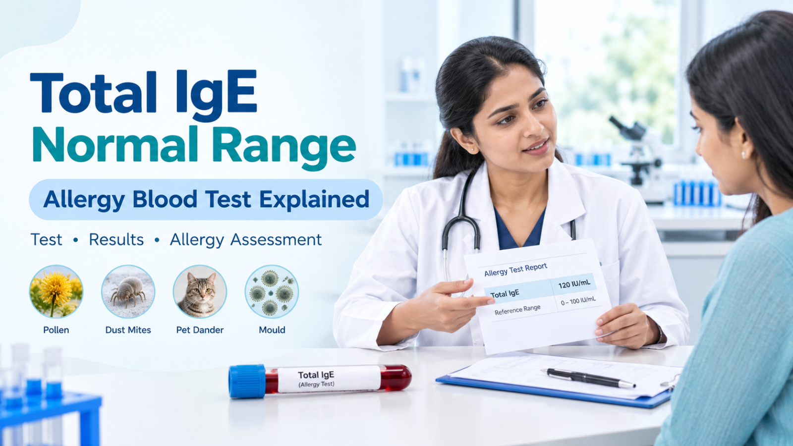 IgE normal range