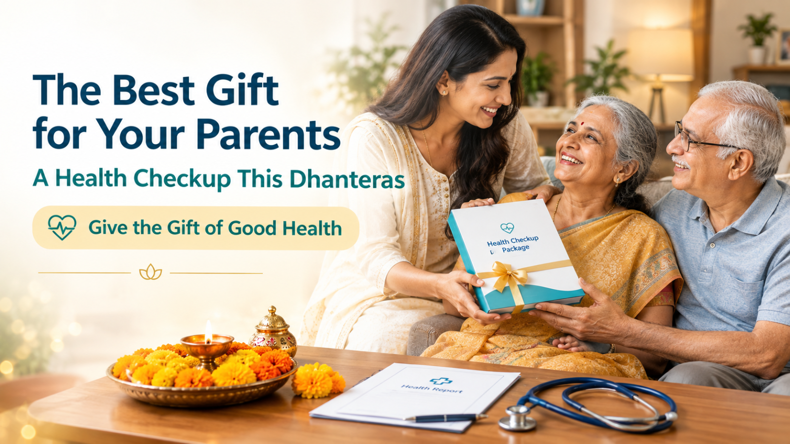 Dhanteras Gift Idea - A Health Checkup for Your Parents (Why It Is the Best Gift)