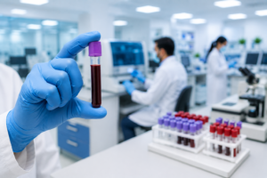 Blood Test in Harlur