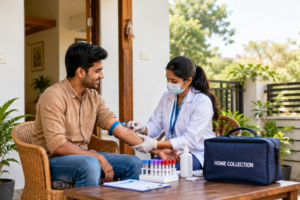 blood test home collection in Bellandur and Sarjapur