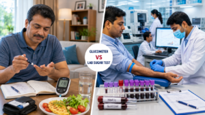 Glucometer vs Lab Sugar Test