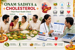 Onam Sadhya and Cholesterol Test
