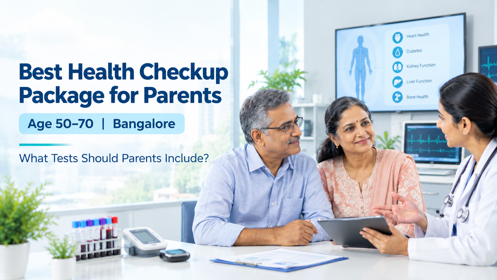 Best Health Checkup Package for Parents in Bengaluru (Age 50 to 70)